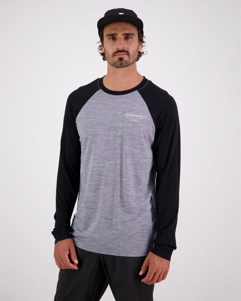 【IONSEOUL】Personal Raglan Long Sleeve 4JH512 9525 TRIBLEND 3/4 SLV RAGLAN | AST-Sportswear-INC