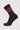 Unisex Signature Merino Crew Sock - 9 Iron / Orange Smash